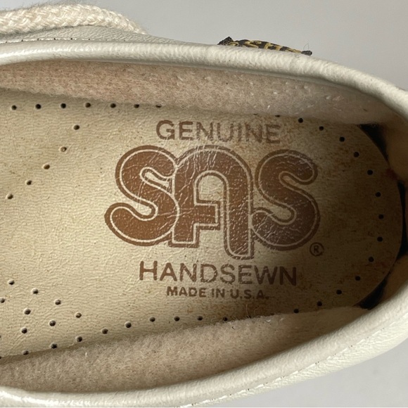 SAS Womens Size 9.0M  Beige Tan Soft Step Heel Comfort Walking Shoes Made In USA - Picture 10 of 11